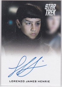 STAR TREK BEYOND MOVIE LORENZO JAMES HENRIE AS VULCAN BULLY AUTOGRAPH 2009 MOVIE