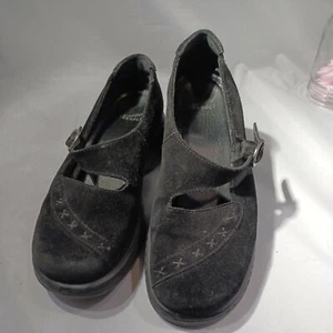 Dansko Black Suede Mary Jane Style Shoe Size 9 - Picture 1 of 6