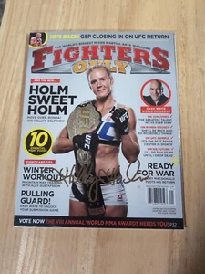 Holly Holm Signed Fighters Only Magazine UFC - Picture 1 of 1