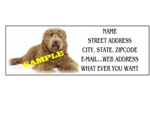 ¡ETIQUETAS DE DIRECCIÓN LABRADOODLE GENIALES!!! #4 - Imagen 1 de 1