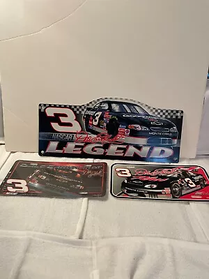 Dale Earnhardt новинка номерные знаки (2) и стены табличка Nascar 2001 - Изображение 1 из 4