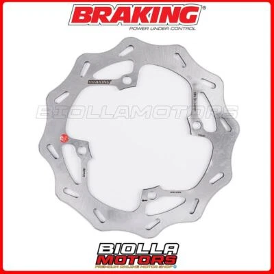 SZ44RID DISCO FRENO POSTERIORE DX BRAKING SUZUKI RMZ 250 2011 - WAVE FISSO - — 第 1/4 张图片