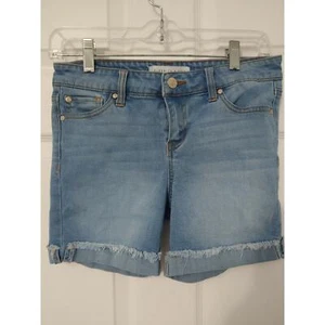 Girls Celebrity Pink Denim Shorts sz 14 - Picture 1 of 3