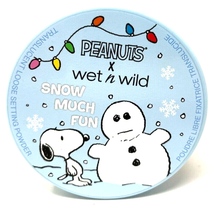 Wet N Wild x Peanuts Loose Setting Powder Sealed 1115362 - Translucent - Image 1 of 3