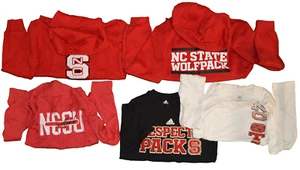 NC State Wolfpack Boys Salesman Sample Apparel Lot #144 Size Medium - Picture 1 of 1