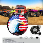 17?American Eagle Black Spare Wheel Tyre Tire Cover For Jeep Rv Truck Suv Camper