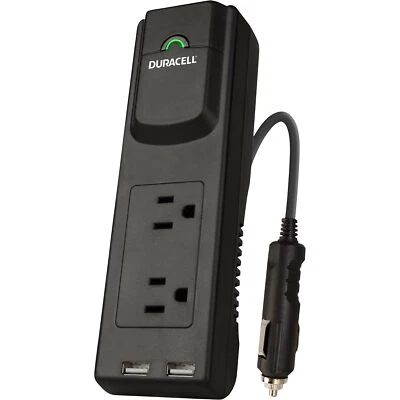Duracell DRINVPS175 Black 175 Watt Portable Power Inverter - Image 1 of 4
