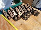 5 WOOD PLANE VINTAGE ANTIQUE STANLEY BAILEY, 6 PIECE COLLECTION. SHIPPING AVAIL