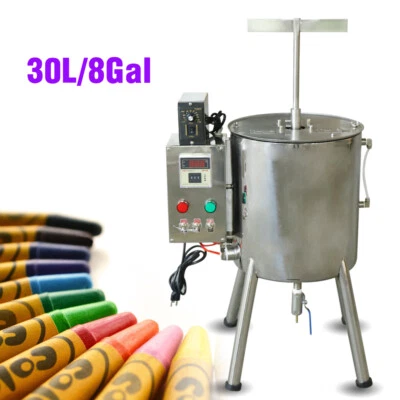 Lápiz labial 30L relleno mezcla de calor tanque agitado relleno líquido con mezclador calentador 4000W Foto 1 de 4