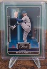 2023 Three and Two Baseball  Bert Blyleven Green 5/5- Minnesota Twins