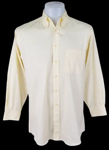 JOS A BANK Mens Pale Yellow L/S EVENING DRESS SHIRT - 15.5" - M - 48" - RRP £55 - Picture 1 of 12