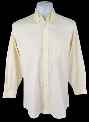 JOS A BANK Mens Pale Yellow L/S EVENING DRESS SHIRT - 15.5" - M - 48" - RRP £55 - Image 1 of 4