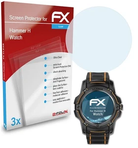 atFoliX 3x Folia ochronna ekranu do Hammer H Watch Screen Protector przezroczysta - Zdjęcie 1 z 8
