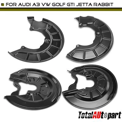 Protector antipolvo de freno delantero y trasero 4 piezas para Volkswagen GTI 2008-2011 Jetta 2006 Audi Foto 1 de 4