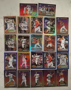 2024 Topps Serie 2 Riesen Lot blaugold Urlaub Regenbogen Schmitt Chapman Sabol - Bild 1 von 1