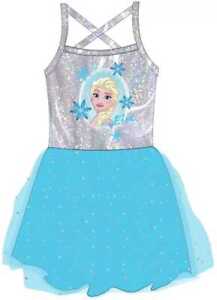 Disney Kleid Elsa Eiskönigin Partykleid Geburtstag 104 110 116 122 128 134 blau
