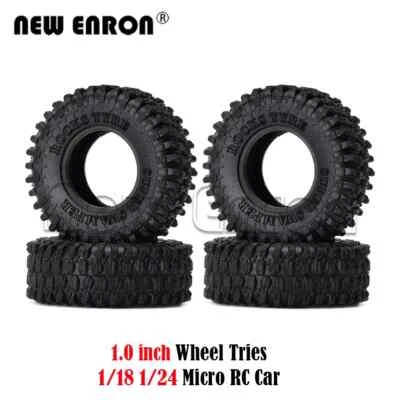 All Terrain Micro Crawler Wheel Tires 1.0 for 1/18 TRX4M Axial SCX24 1/24 FCX24 - Image 1 of 4