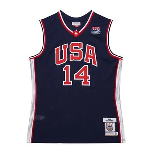 USA Basketball Gary Payton #14 Mitchell & Ness Navy 2000 NBA Authentic Jersey - Picture 1 of 6