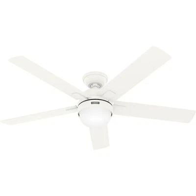 Ceiling Fan with Lighting Hunter Zeal White Fan With Remote Control - Image 1 of 4