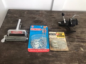 Vtg Fishing Lot Mitchell Garcia Reel 330 Townsend Fish Skinner Chain Stringer - Picture 1 of 11