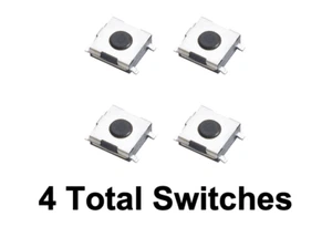 Radio Shack 12VDC SMT Tactile Switch 6.2x6.2x3.0 mm (4-Pack) Catalog №: 2750004 - Picture 1 of 1