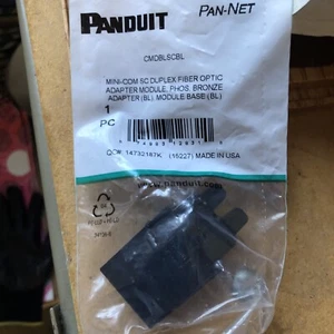 Panduit CMDBLSCBL SC Duplex Fiber Optic Adapter - Picture 1 of 2