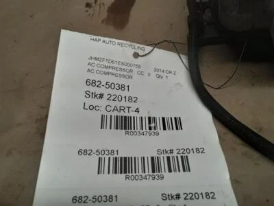 2011 - 2015 Honda CR-Z AC Compressor - Image 1 of 4