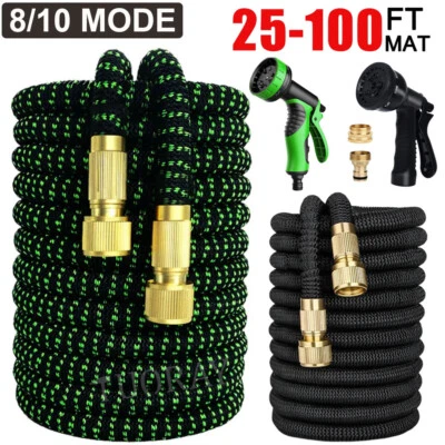 Heavy Duty Expandable Garden Hose Flexible Water Magic Hose Pipe With Spray Gun - Image 1 of 4
