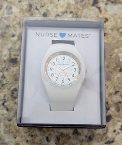 Nurse Mates Uni-Watch Gold White Strap Water Resistent 932400 - Picture 1 of 6