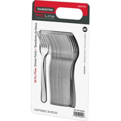 Tramontina ProLine Windsor Dinner Fork, Stainless Steel 36 Count - Image 1 of 2