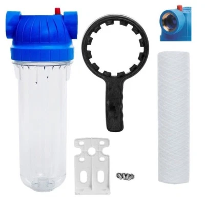 10" Wasserfilter Filtergehäuse IG 1/2"  3/4"  1" Wasser Filter Vorfilter Osmose - Bild 1 von 4