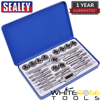 Conjunto de torneiras e matrizes Sealey Split Imperial 24 peças caixa de metal aço carbono - Imagem 1 de 4