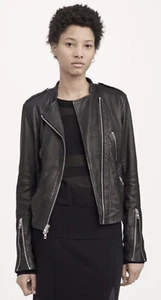 Rag & Bone Lyon Leather Jacket in Black NWT Retail $1295 - Picture 1 of 7