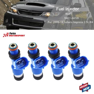16611-AA720 set 0f 4 560cc Fuel Injectors Fit For 2006-14 Subaru Impreza 2.5L H4 - Bild 1 von 9