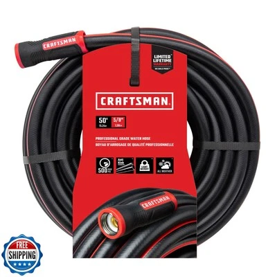 Craftsman Heavy Duty Professional Grade Garden Hose, 50 Feet x 5/8 Inch - Image 1 of 4