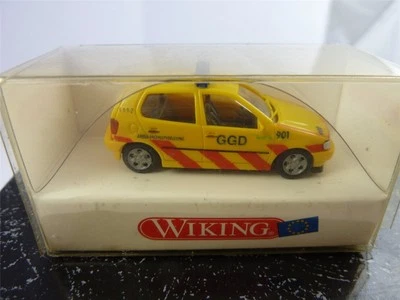 Wiking 0710430 VW Polo medico di emergenza GGD NL luce blu 1/87 MERCE NUOVA... - Immagine 1 di 4