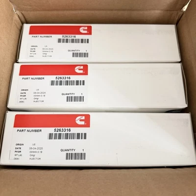 Inyectores de combustible Cummins 0445120238 6 piezas para Dodge Ram 2500 3500 2004-2009 5,9 L Foto 1 de 4