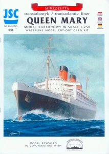 Kartonmodell Britisches Passagierschiff RMS Queen Mary 1:250 1:250 JSC - Picture 1 of 1