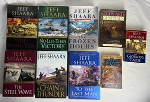 Jeff Shaara book lot-9 novels-World War 2/Civil War - Picture 1 of 2