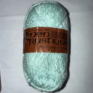 discontinued Crystal Palace Yarn - LINEN RUSTIQUE - #269 Mint - 50g, 146yd - Picture 1 of 6