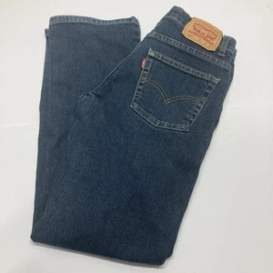 Levi's 514 Straight Leg Denim Blue Jeans Boys Size 14 Regular - Picture 1 of 7