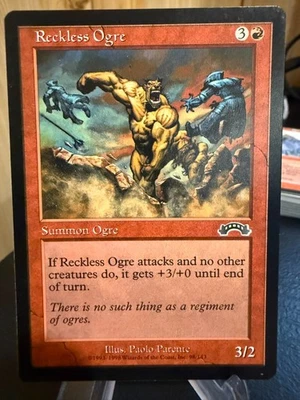 MTG Magic the Gathering Exodus Reckless Ogre - Image 1 of 2