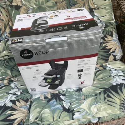 Keurig K10 Mini Plus Personal Brewer Brewing System Silver New open box - Image 1 of 4