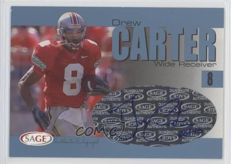 2004 SAGE Auto Platinum /40 Drew Carter #A4 Rookie Auto RC - Image 1 of 2