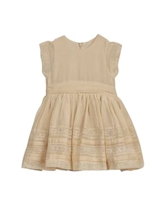 Noralee Dahlia Silk-Blend Dress Gold 6M - Picture 1 of 2