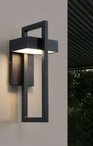 Lewor moderne Outdoor Wandleuchte - Schwarz - Bild 1 von 5