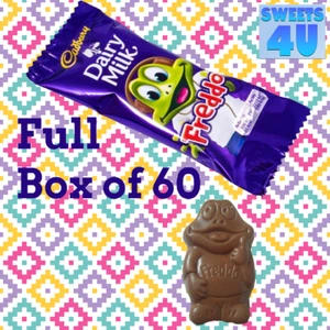 Cadbury Chocolate Dairy Milk Freddo Box 60 x 18g Riegel perfekt für Partytüten - Bild 1 von 2