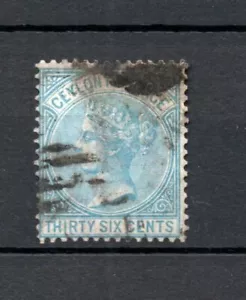 Ceylon 1877 old Victoria stamp (Michel 51) nice used - Picture 1 of 2