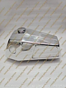 CZ 250 Flata And CZ 400 Flata Aluminum Polished Petrol Fuel Tank 1974 to 1975 - Picture 1 of 7