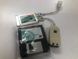 3com Megahertz brand 10 / 100 ethernet LAN w/ 56k modem PC Card for notebooks - Picture 1 of 4
